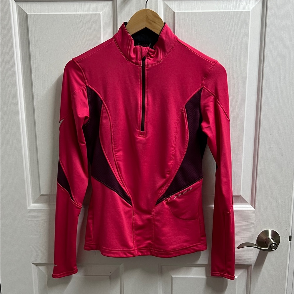 Brooks Women's Training Running Pullover Pink And… - image 1